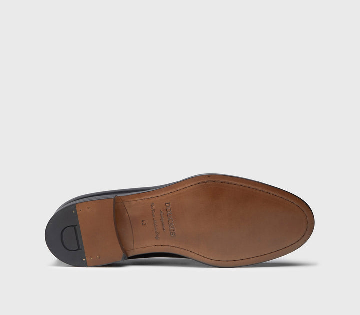 Doucal's - Mocassins en cuir noir à glands - Lothaire