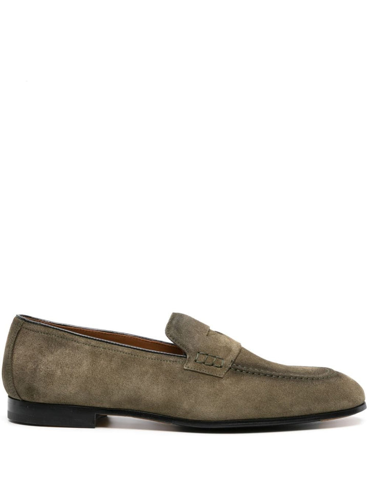 Doucal's - Mocassins en daim à entaille penny - Lothaire