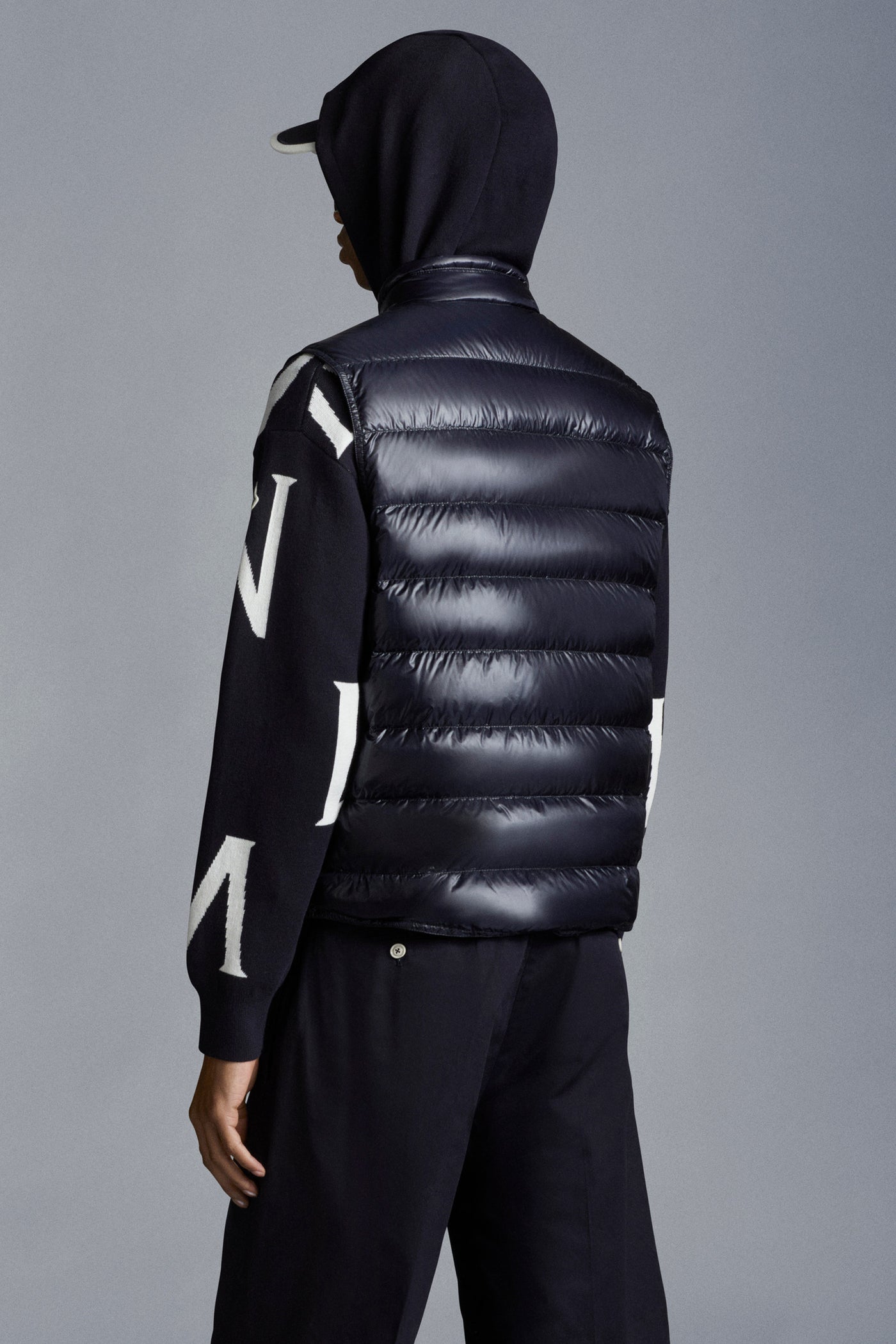 Moncler Doudoune sans manches Navy Gui