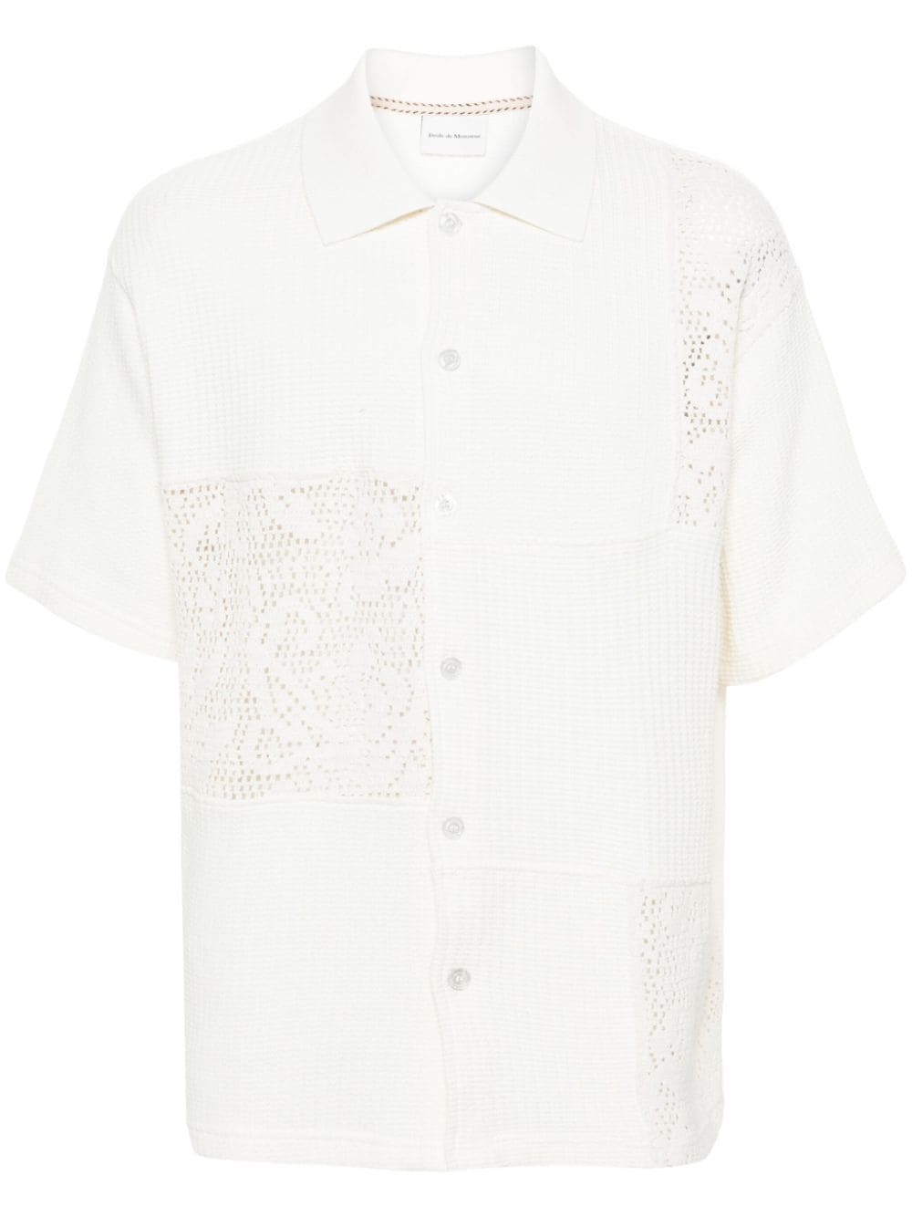Drôle de Monsieur - Chemise en coton à design patchwork - Lothaire
