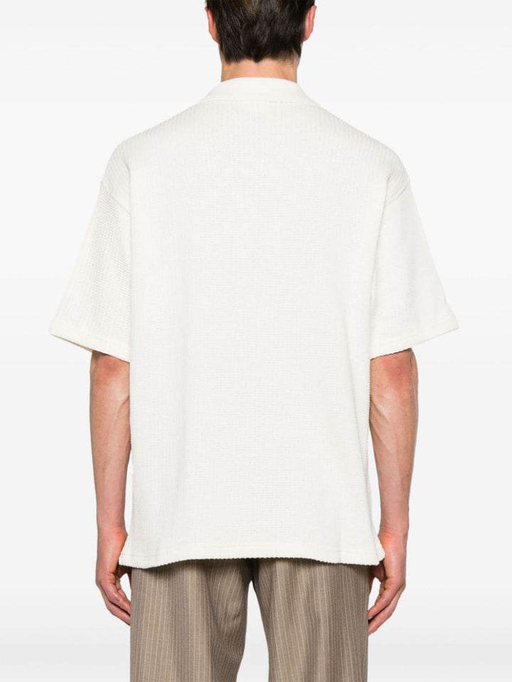 Drôle de Monsieur - Chemise en coton à design patchwork - Lothaire