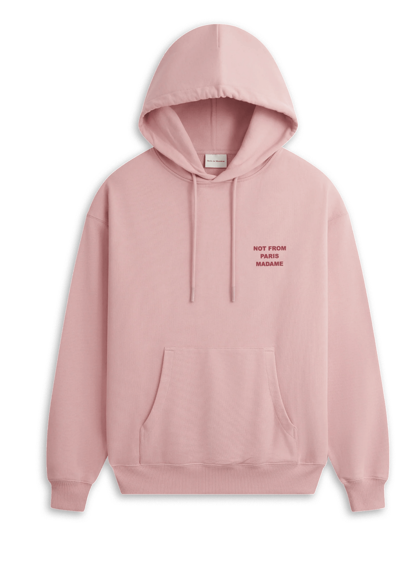 Drôle de Monsieur - Le Hoodie Slogan pink - Lothaire