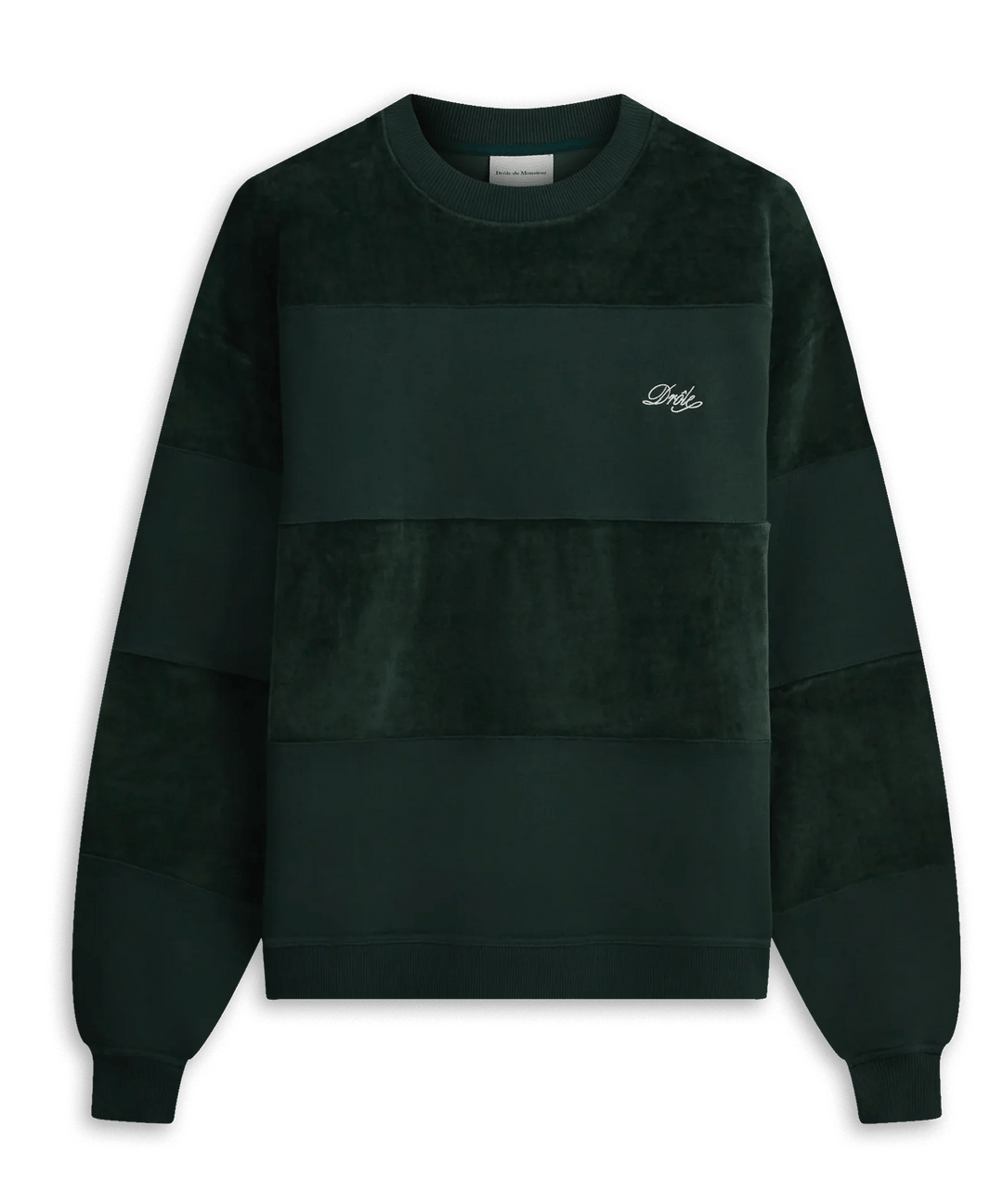 Drôle de Monsieur - Le Sweatshirt green à bandes - Lothaire