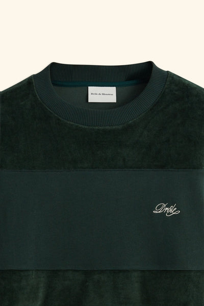 Drôle de Monsieur - Le Sweatshirt green à bandes - Lothaire
