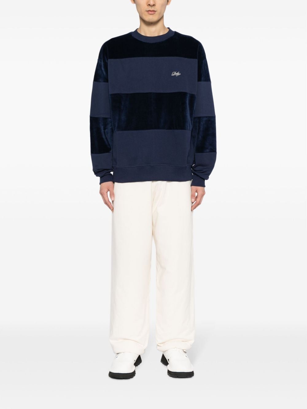 Drôle de Monsieur - Le Sweatshirt navy à bandes - Lothaire