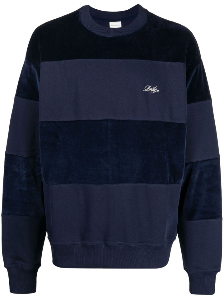 Drôle de Monsieur - Le Sweatshirt navy à bandes - Lothaire