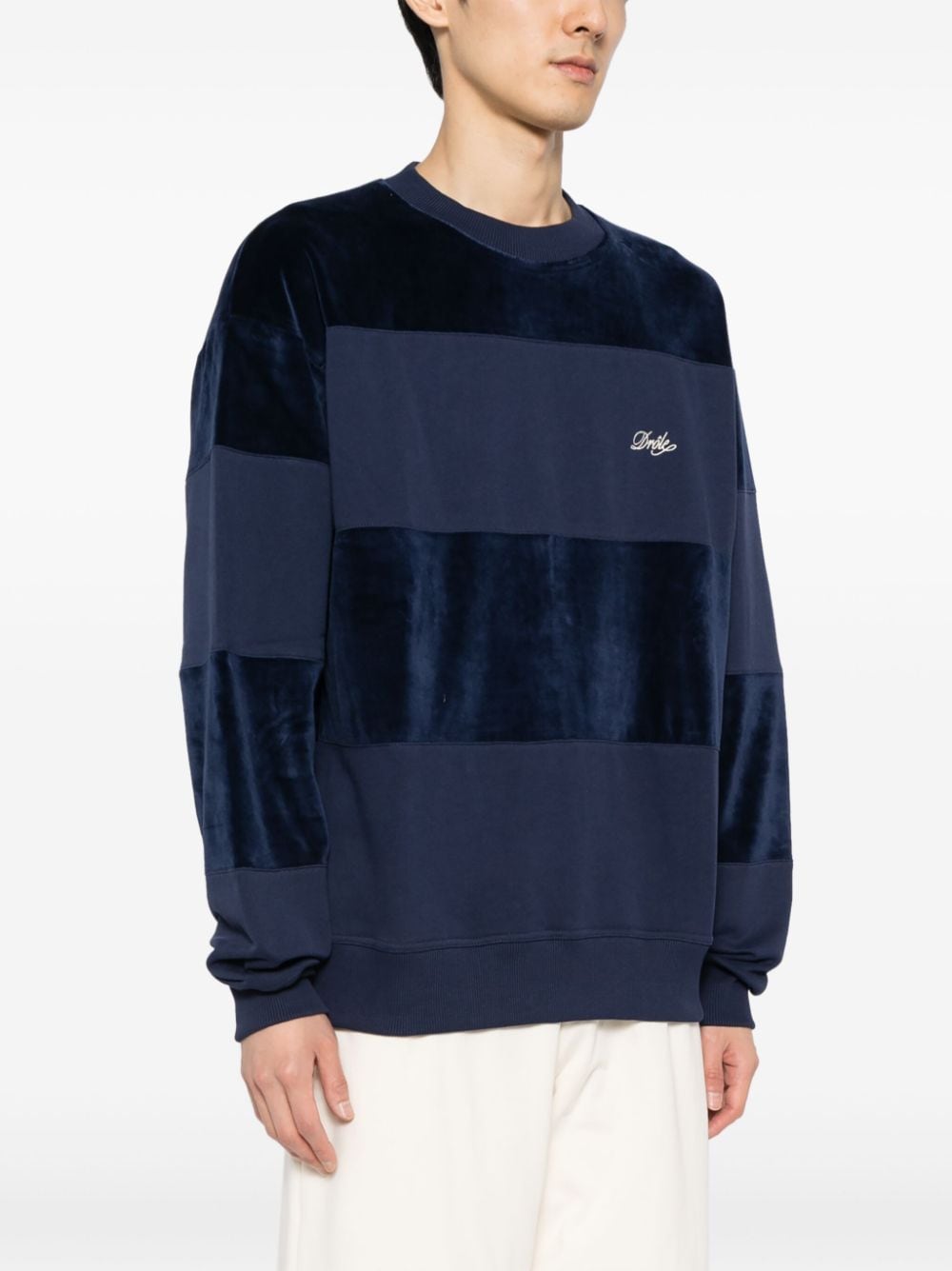 Drôle de Monsieur - Le Sweatshirt navy à bandes - Lothaire