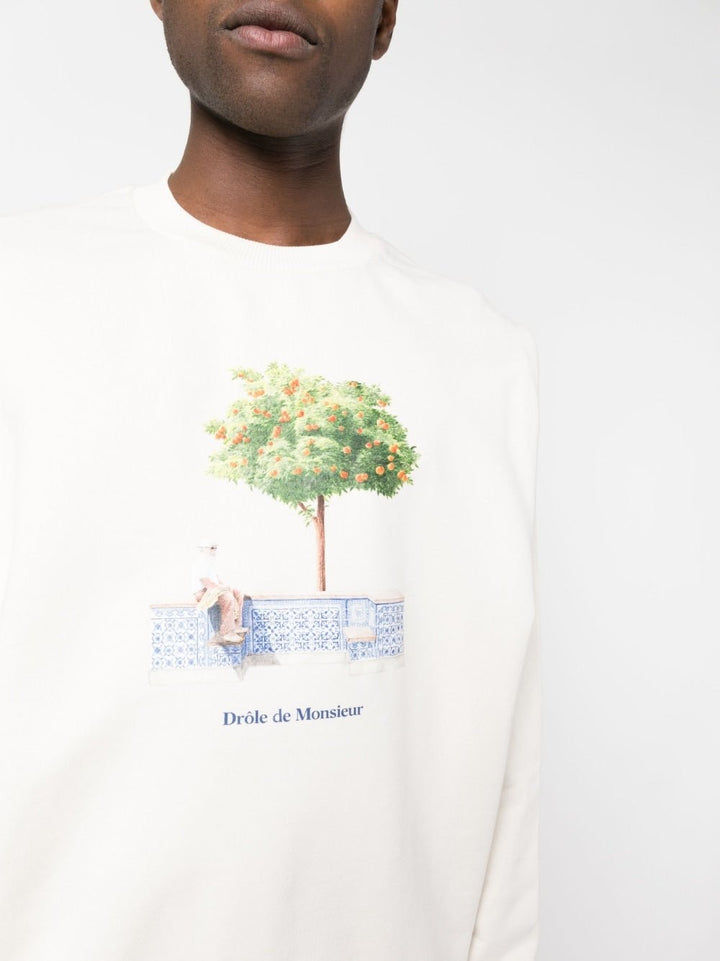 Drôle de Monsieur - Le Sweatshirt "Oranger" - Lothaire