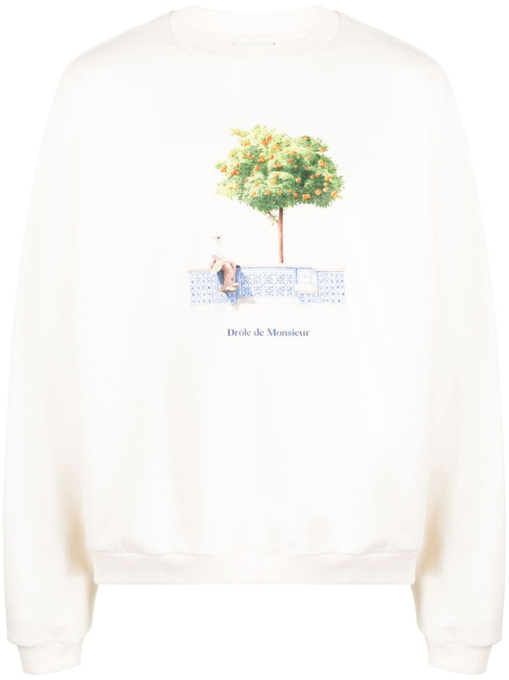Drôle de Monsieur - Le Sweatshirt "Oranger" - Lothaire