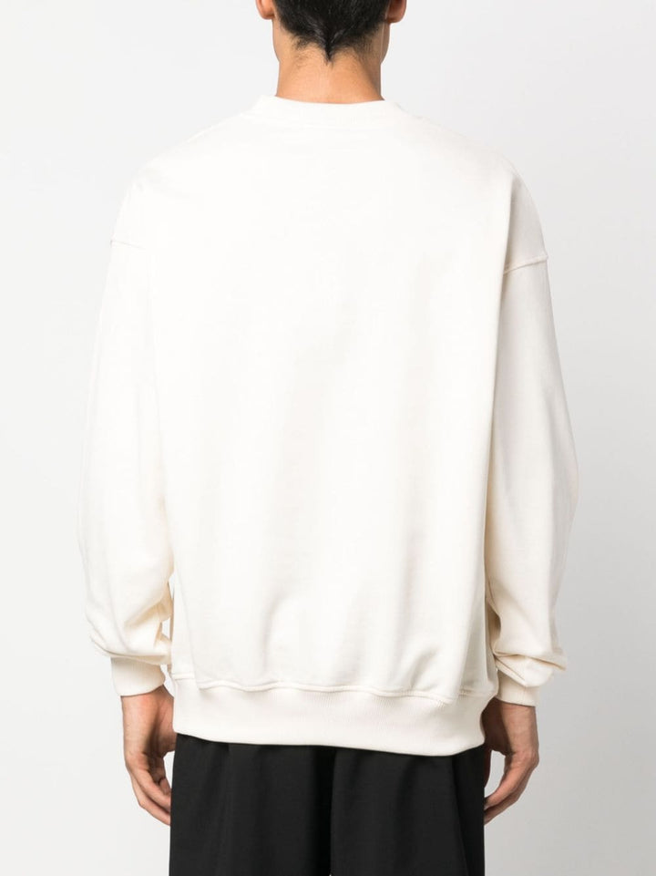 Drôle de Monsieur - Le Sweatshirt Slogan à fleurs - Lothaire