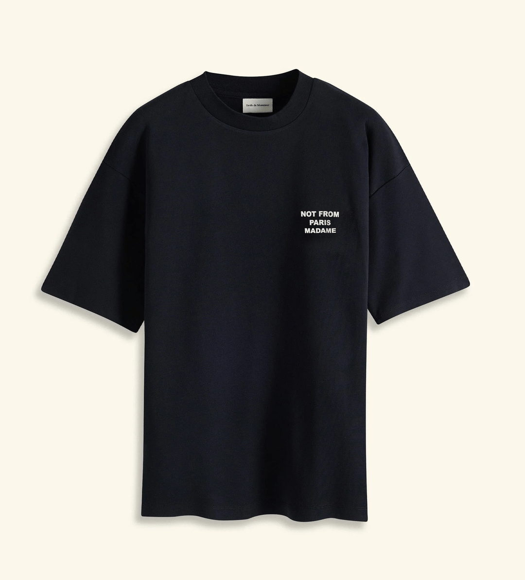 Drôle de Monsieur - Le T-Shirt noir Slogan - Lothaire