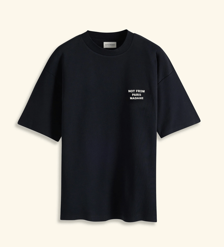 Drôle de Monsieur - Le T-Shirt noir Slogan - Lothaire