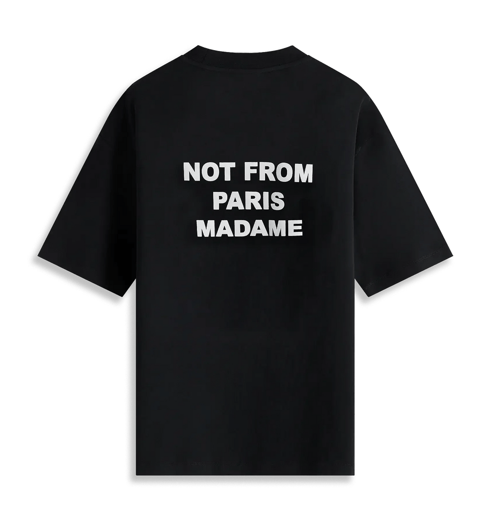 Drôle de Monsieur - Le T-Shirt noir Slogan - Lothaire