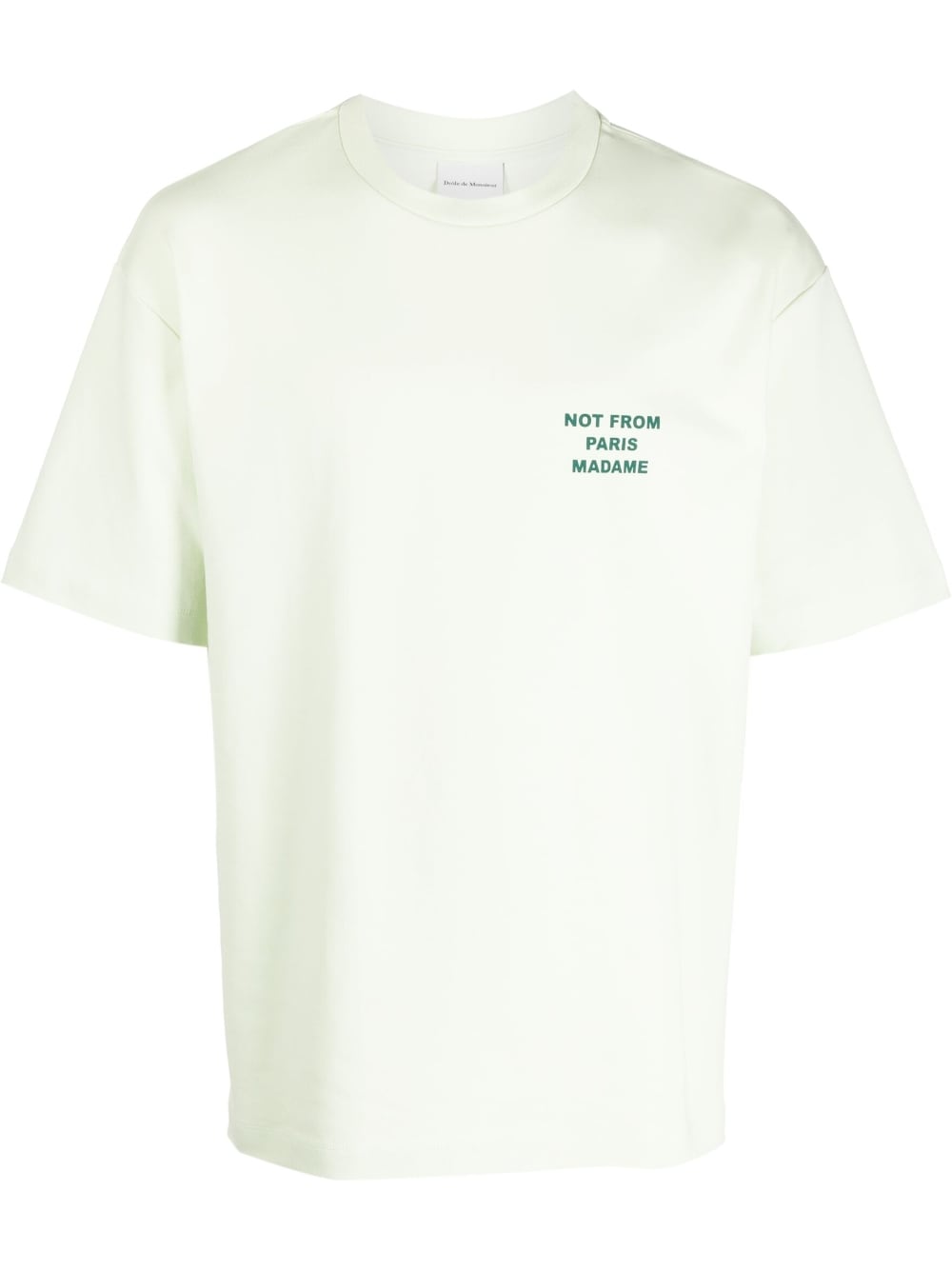 Drôle de Monsieur - Le T-shirt Not From Paris Madame Light Green - Lothaire