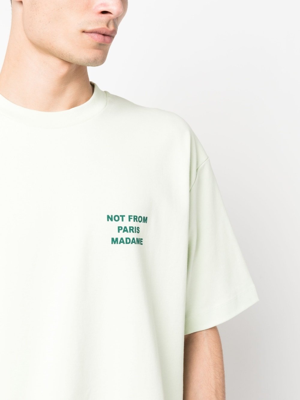 Drôle de Monsieur - Le T-shirt Not From Paris Madame Light Green - Lothaire