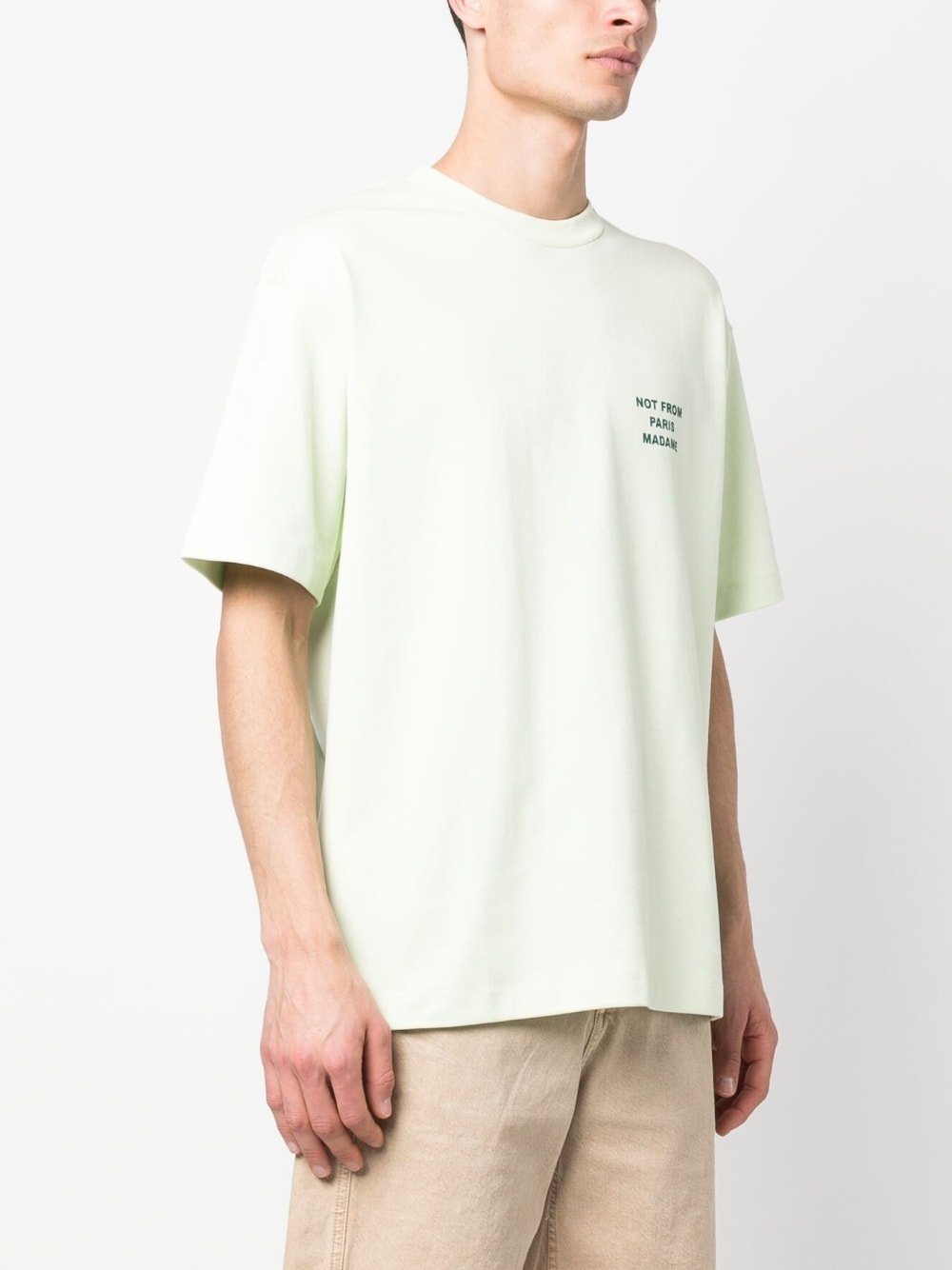 Drôle de Monsieur - Le T-shirt Not From Paris Madame Light Green - Lothaire