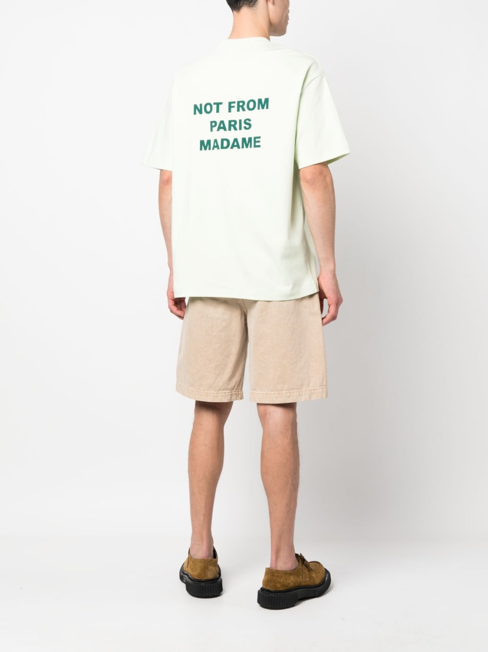 Drôle de Monsieur - Le T-shirt Not From Paris Madame Light Green - Lothaire