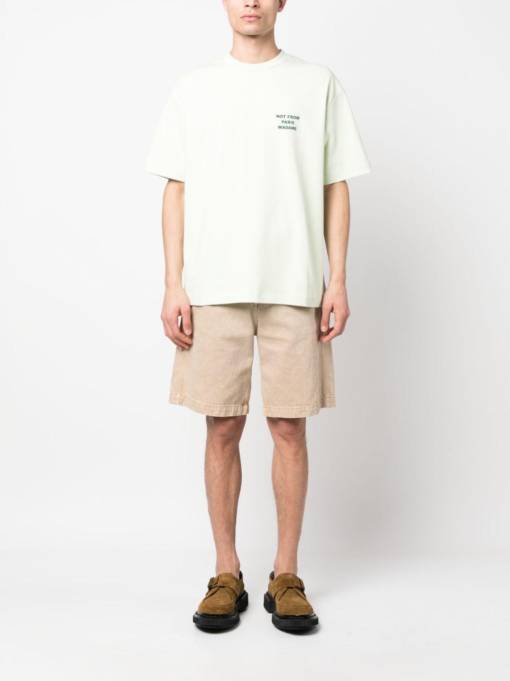 Drôle de Monsieur - Le T-shirt Not From Paris Madame Light Green - Lothaire
