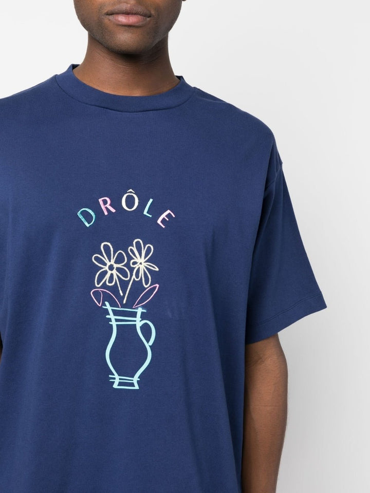 Drôle de Monsieur - Le T-shirt 'pot de fleurs' - Lothaire