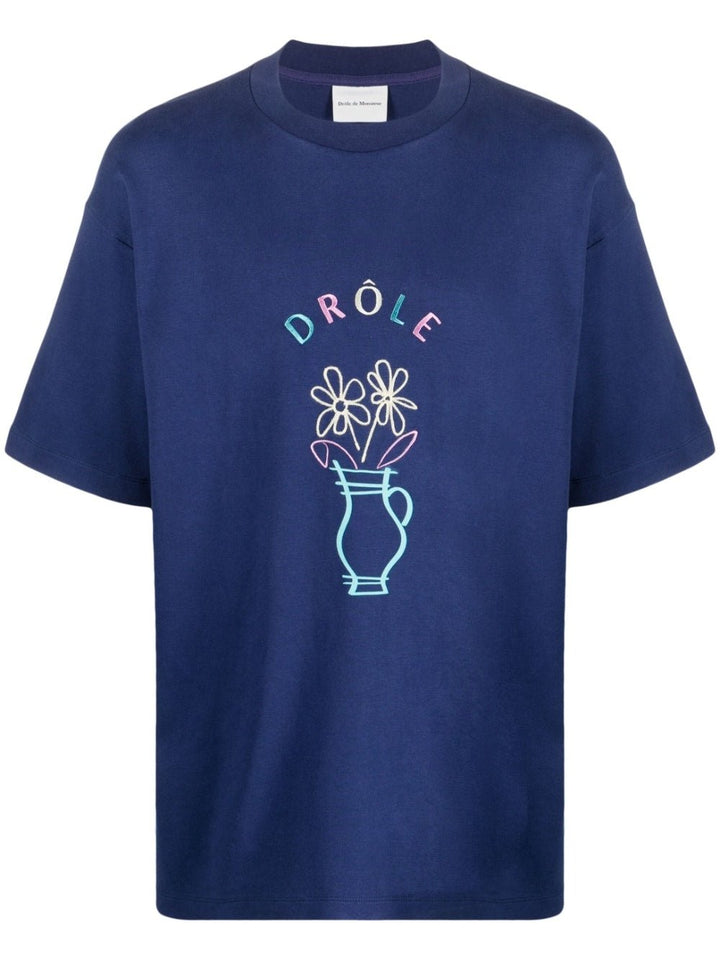 Drôle de Monsieur - Le T-shirt 'pot de fleurs' - Lothaire