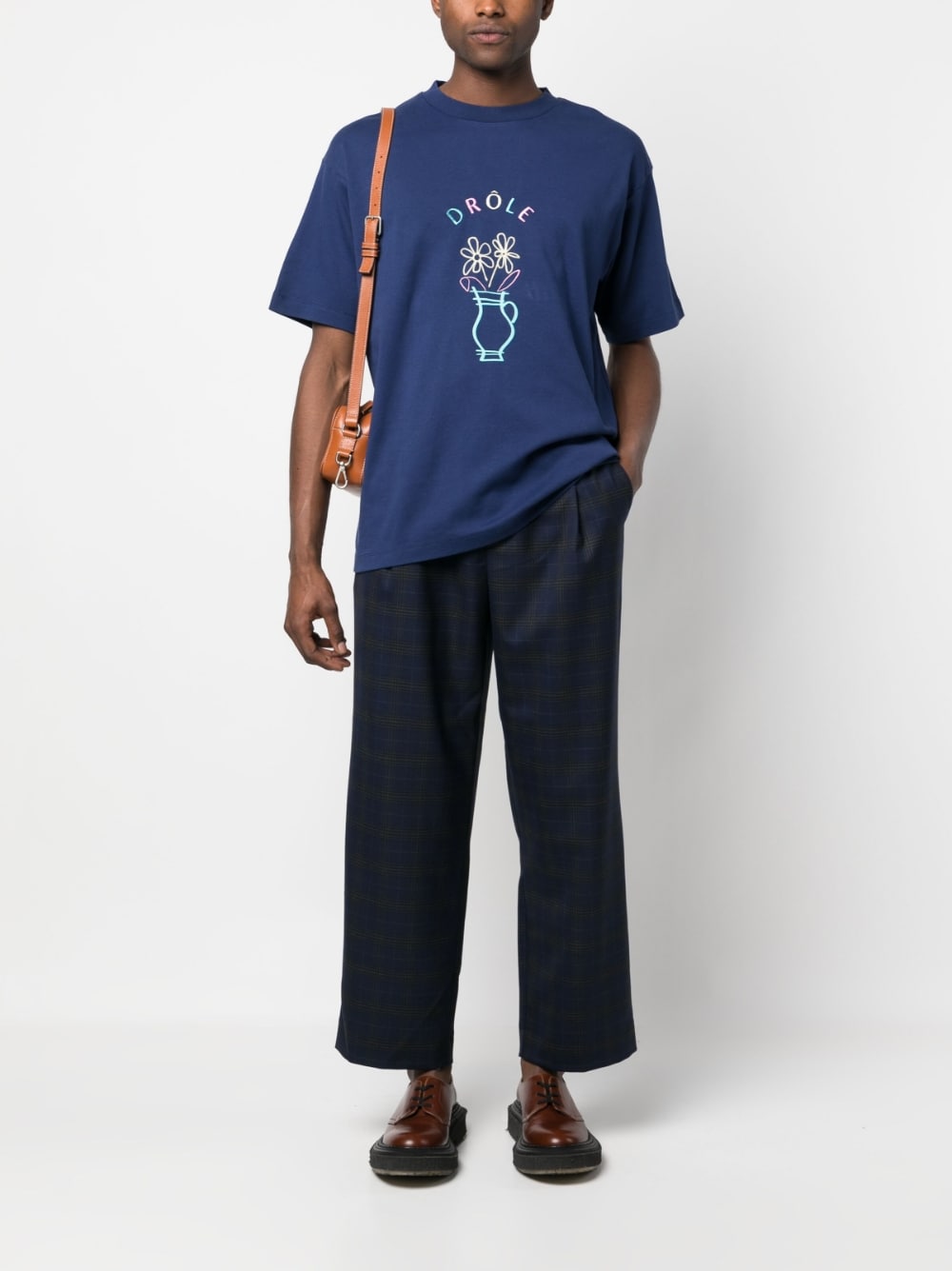 Drôle de Monsieur - Le T-shirt 'pot de fleurs' - Lothaire