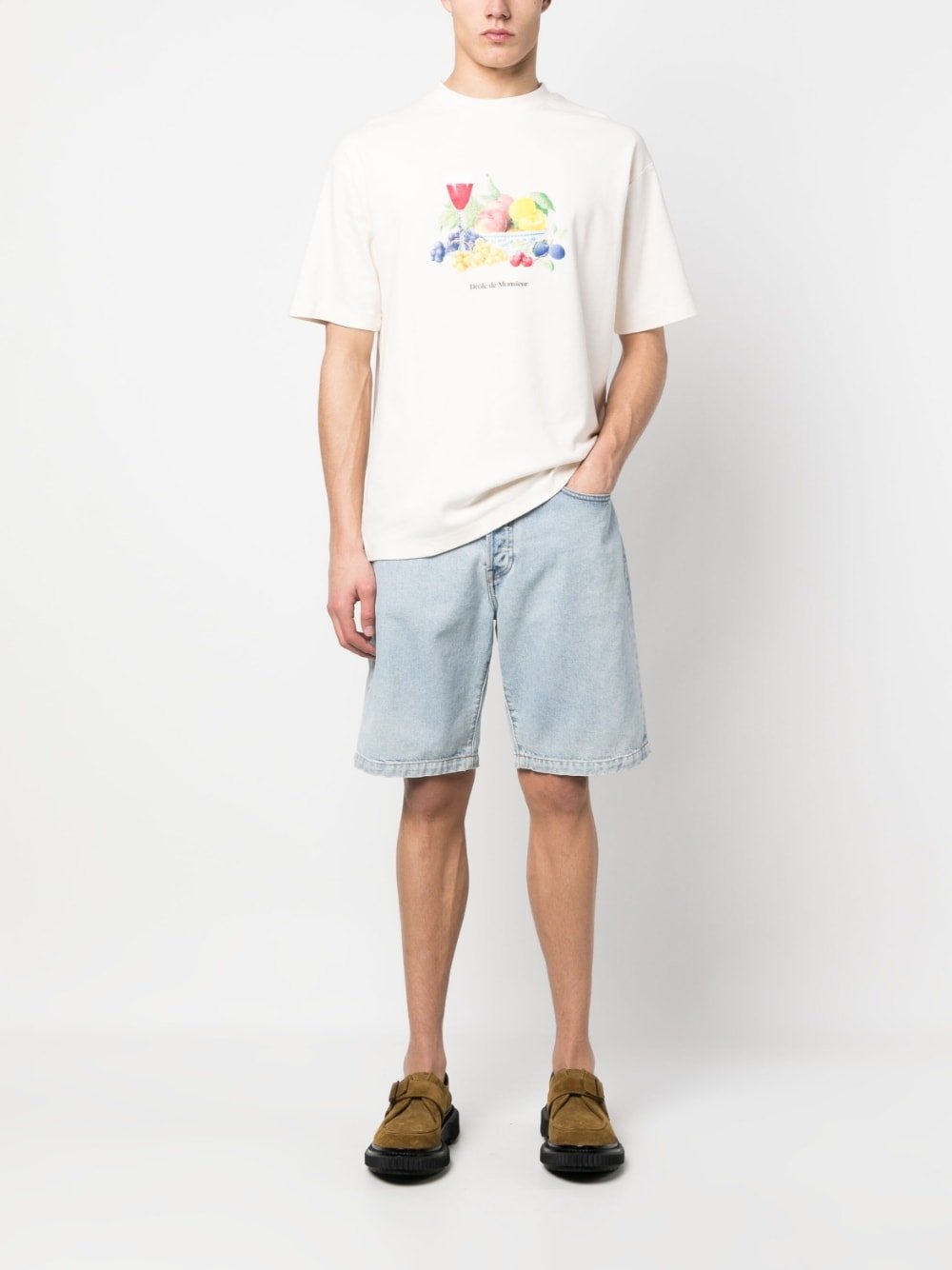 Drôle de Monsieur - Le T-shirt 'vase à fruits' - Lothaire