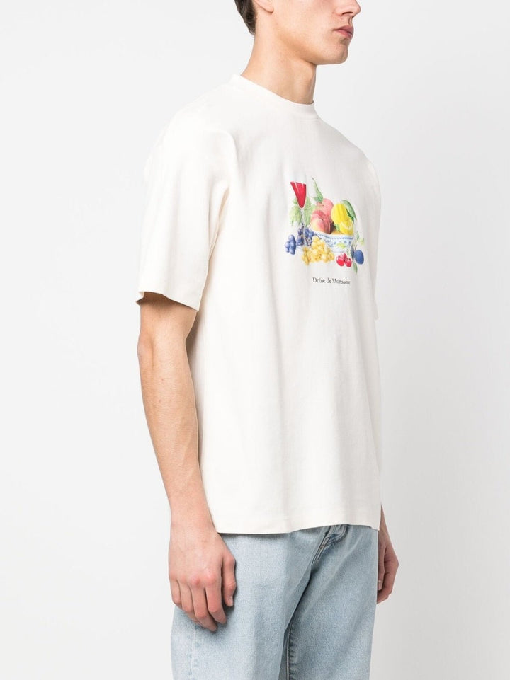 Drôle de Monsieur - Le T-shirt 'vase à fruits' - Lothaire
