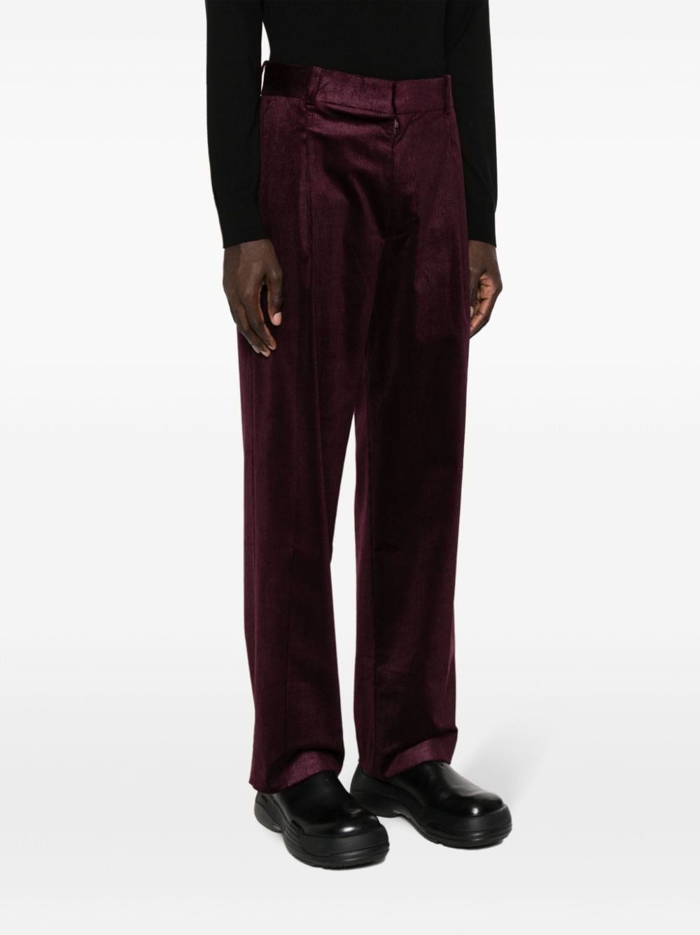 Drôle de Monsieur - Pantalon en velours Bordeaux - Lothaire