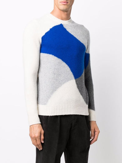 Drumohr Pull colour block en maille - Lothaire boutiques