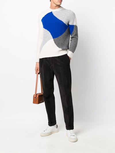 Drumohr Pull colour block en maille - Lothaire boutiques