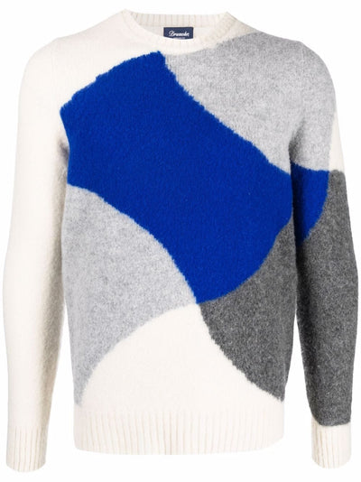 Drumohr Pull colour block en maille - Lothaire boutiques