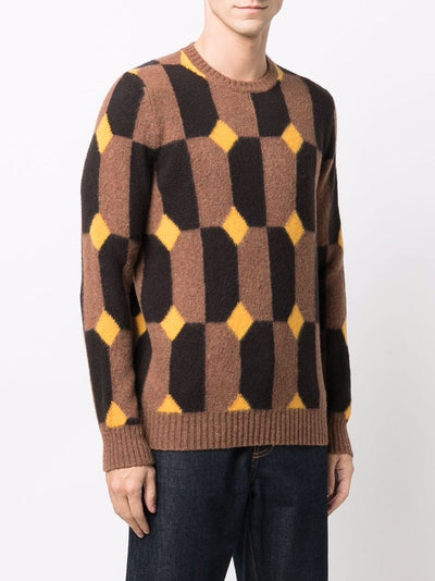 Drumohr Pull en maille à losanges - Lothaire boutiques