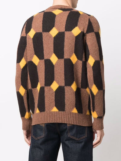 Drumohr Pull en maille à losanges - Lothaire boutiques