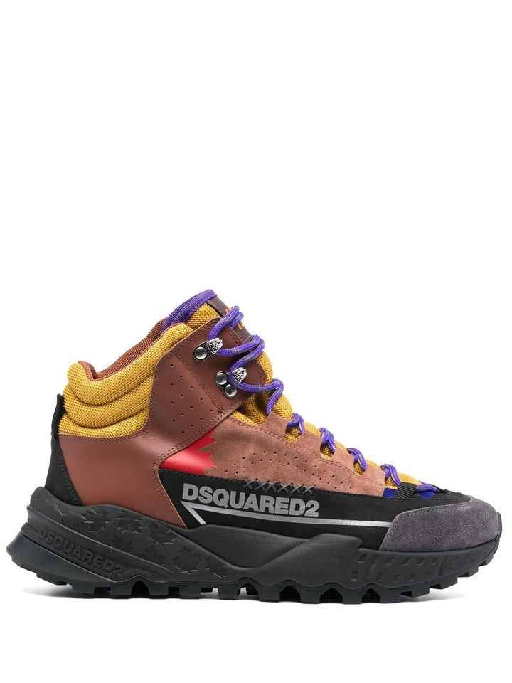 Dsquared2 - Baskets montantes à logo imprimé - Lothaire boutiques