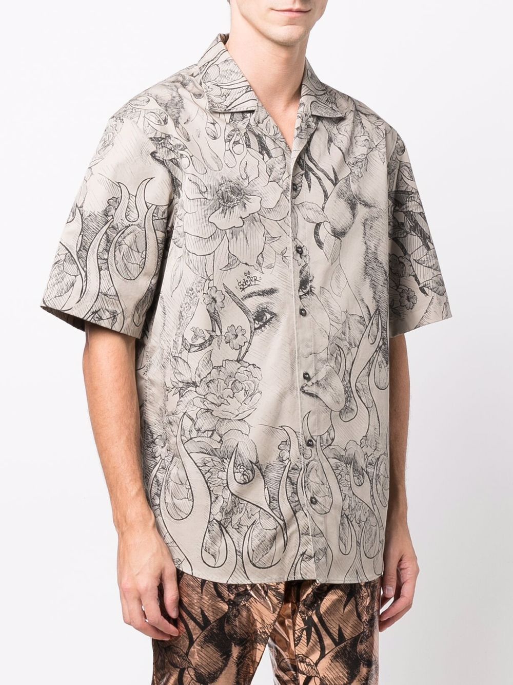 Dsquared2 Chemise à imprimé graphique - Lothaire boutiques