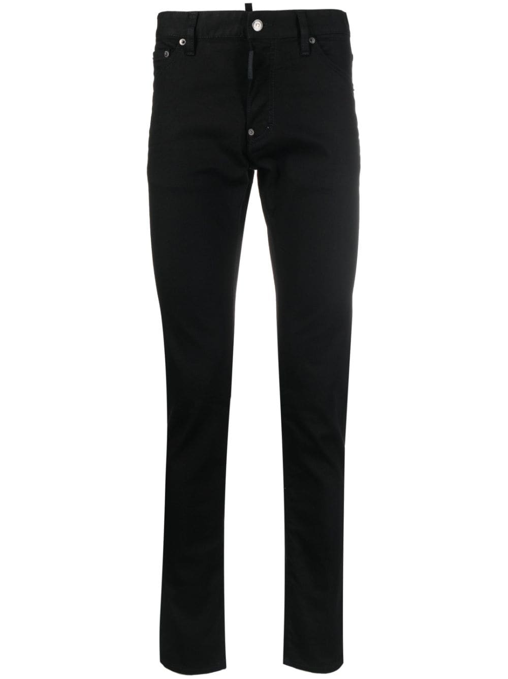 Dsquared2 Jean brut noir slim à patch logo - Lothaire