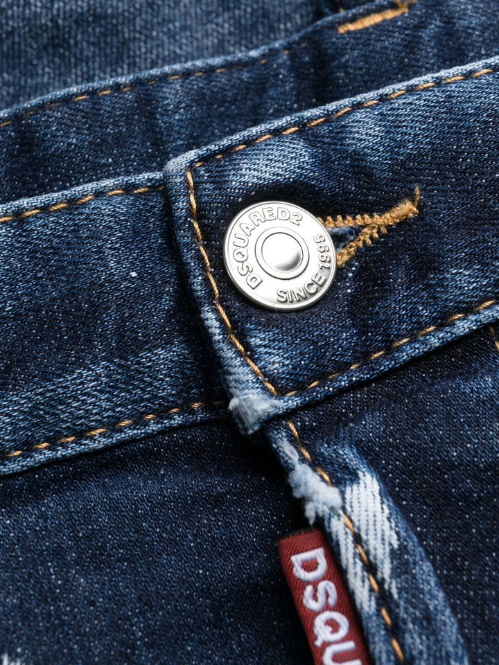 Dsquared2 Jean skinny avec effet taches de peinture - Lothaire