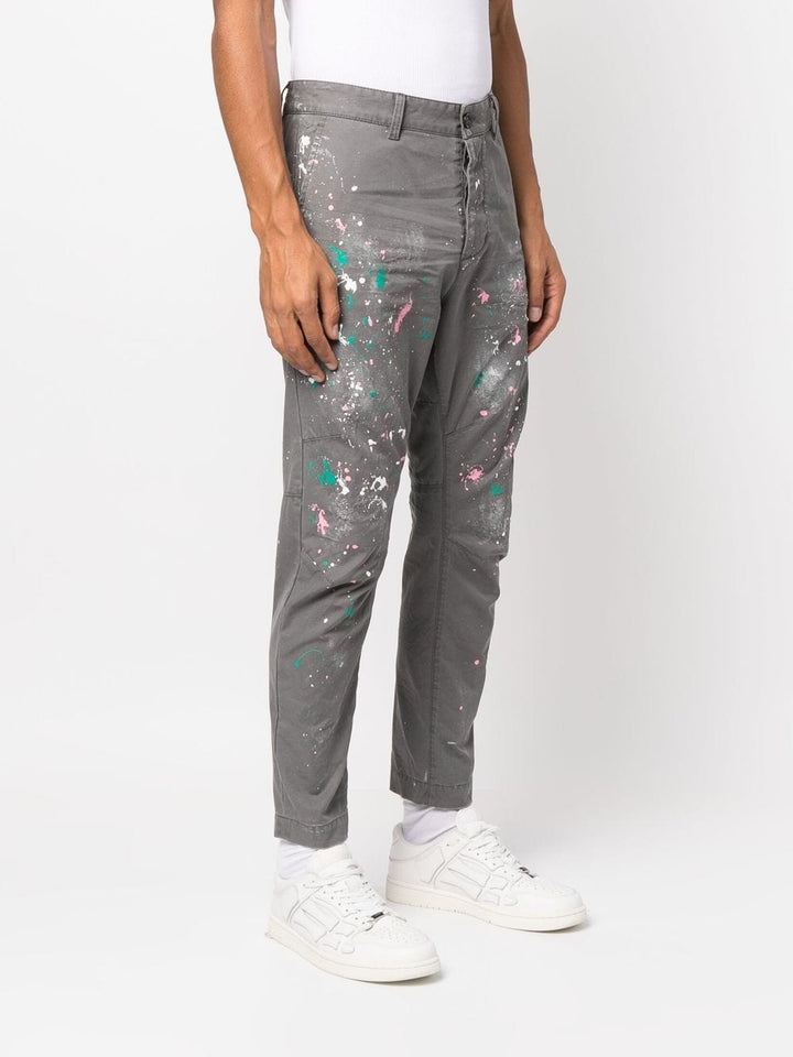 Dsquared2 Pantalon à détails de taches de peinture - Lothaire