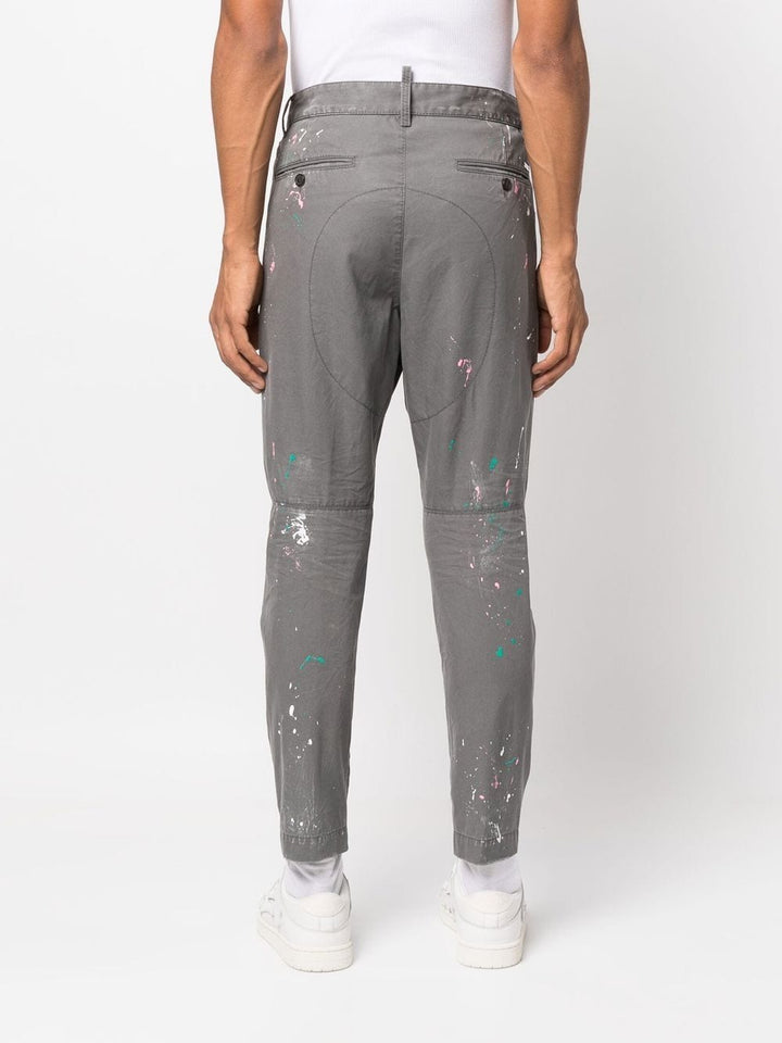 Dsquared2 Pantalon à détails de taches de peinture - Lothaire
