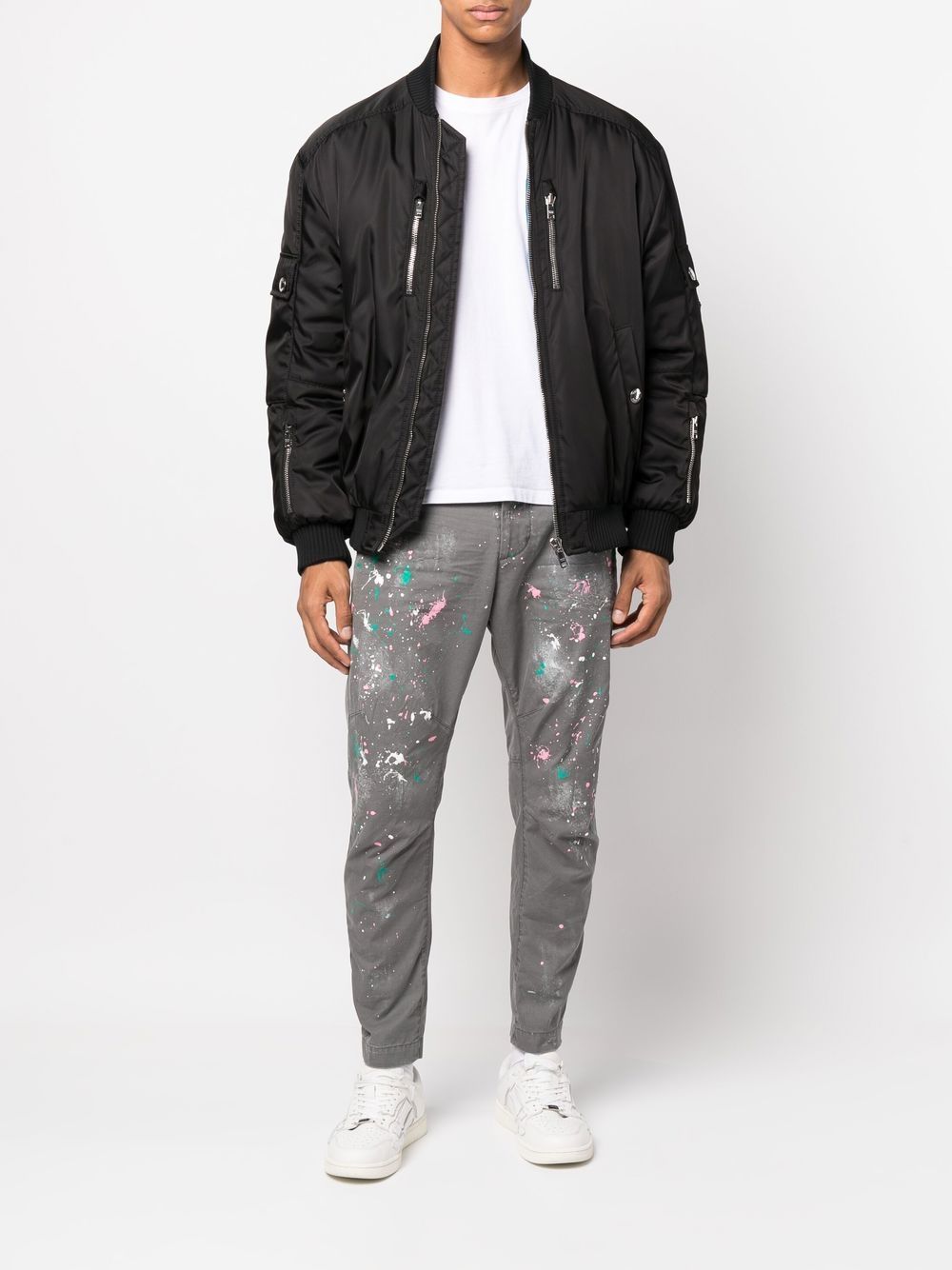 Dsquared2 Pantalon à détails de taches de peinture - Lothaire