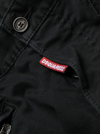 Dsquared2 Pantalon Black à poches zippées - Lothaire