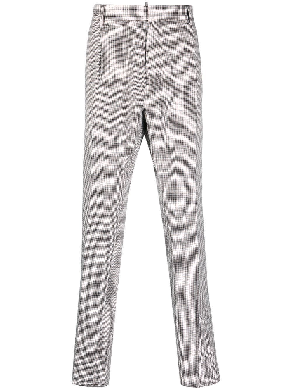 Dsquared2 Pantalon de costume à motif pied-de-poule - Lothaire