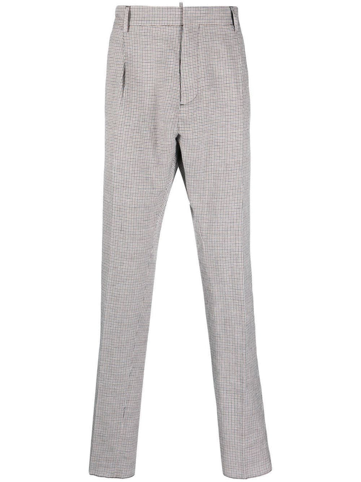 Dsquared2 Pantalon de costume à motif pied-de-poule - Lothaire