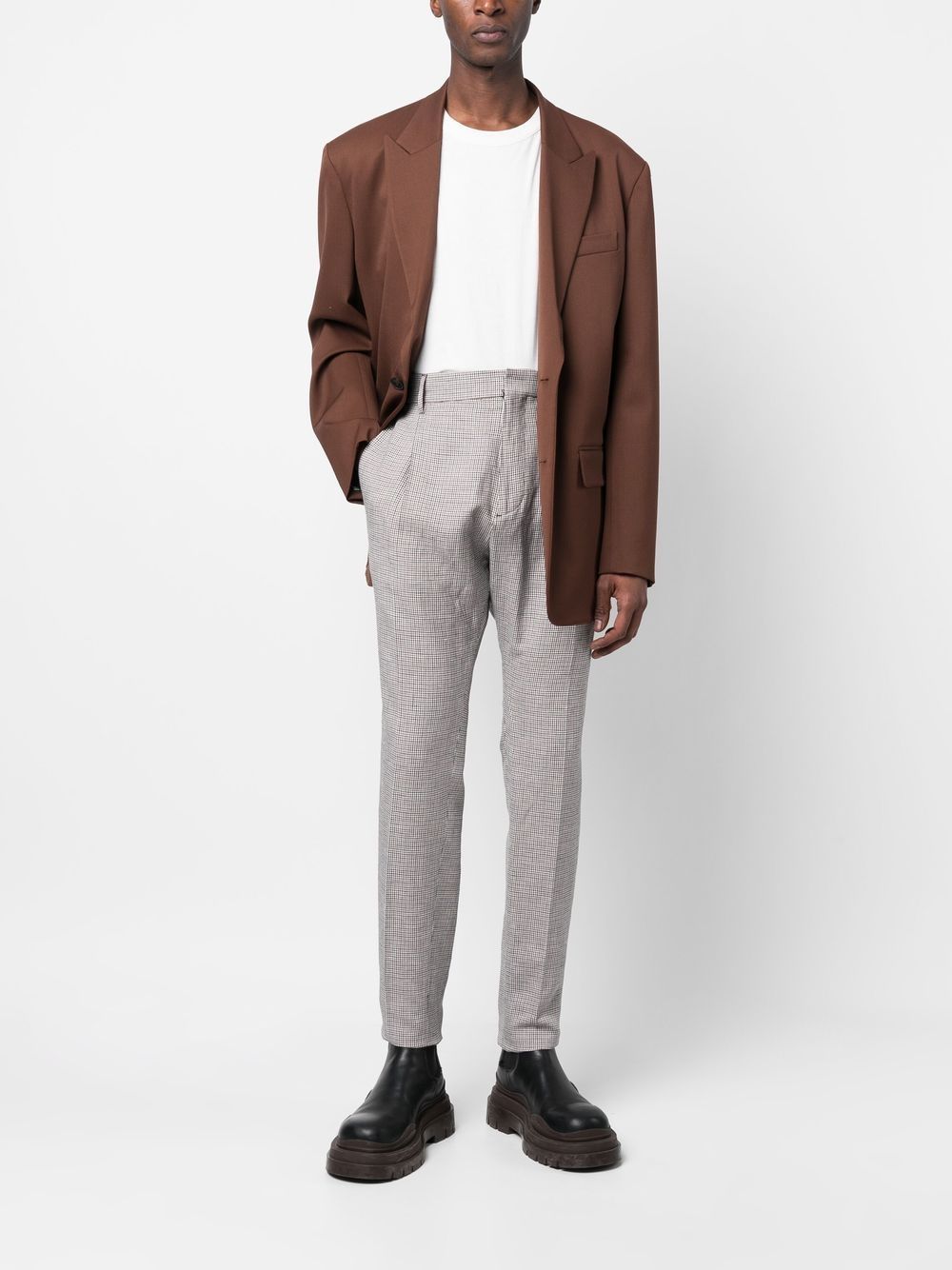 Dsquared2 Pantalon de costume à motif pied-de-poule - Lothaire