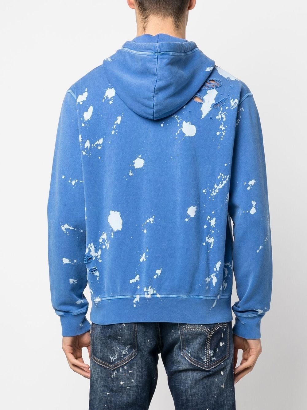 Dsquared2 Sweat à capuche à effet usé - Lothaire