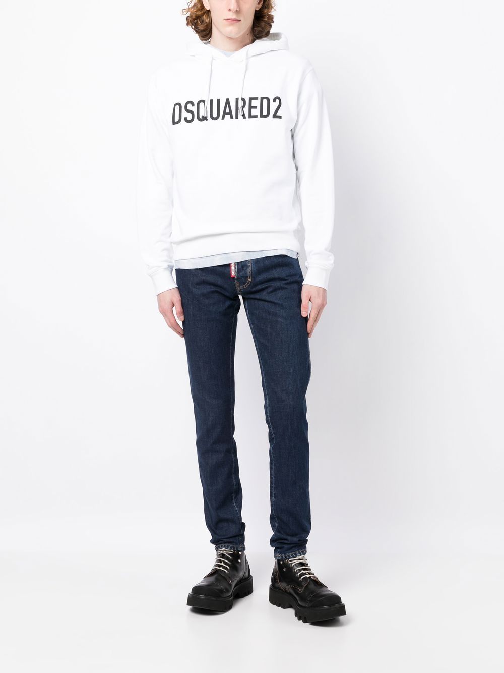 Dsquared2 Sweat à capuche Blanc - Lothaire