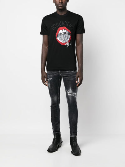 Dsquared2 t-shirt à imprimé graphique - Lothaire