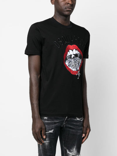 Dsquared2 t-shirt à imprimé graphique - Lothaire