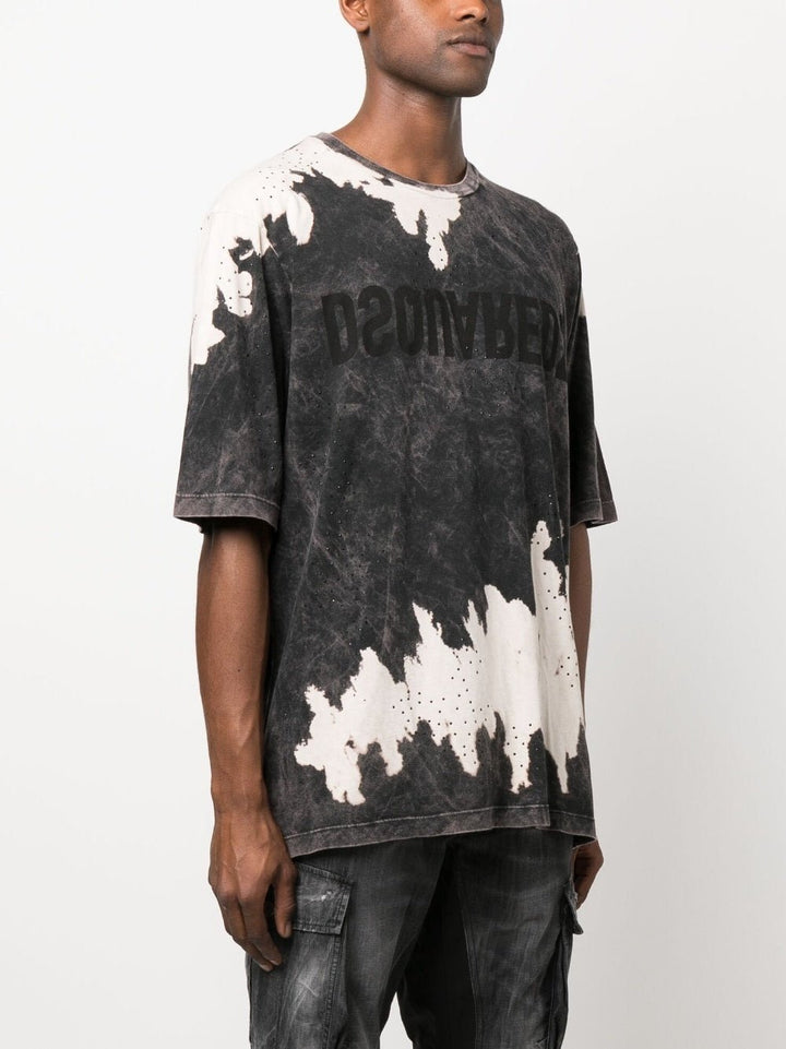 Dsquared2 t-shirt Black Tie Dye - Lothaire