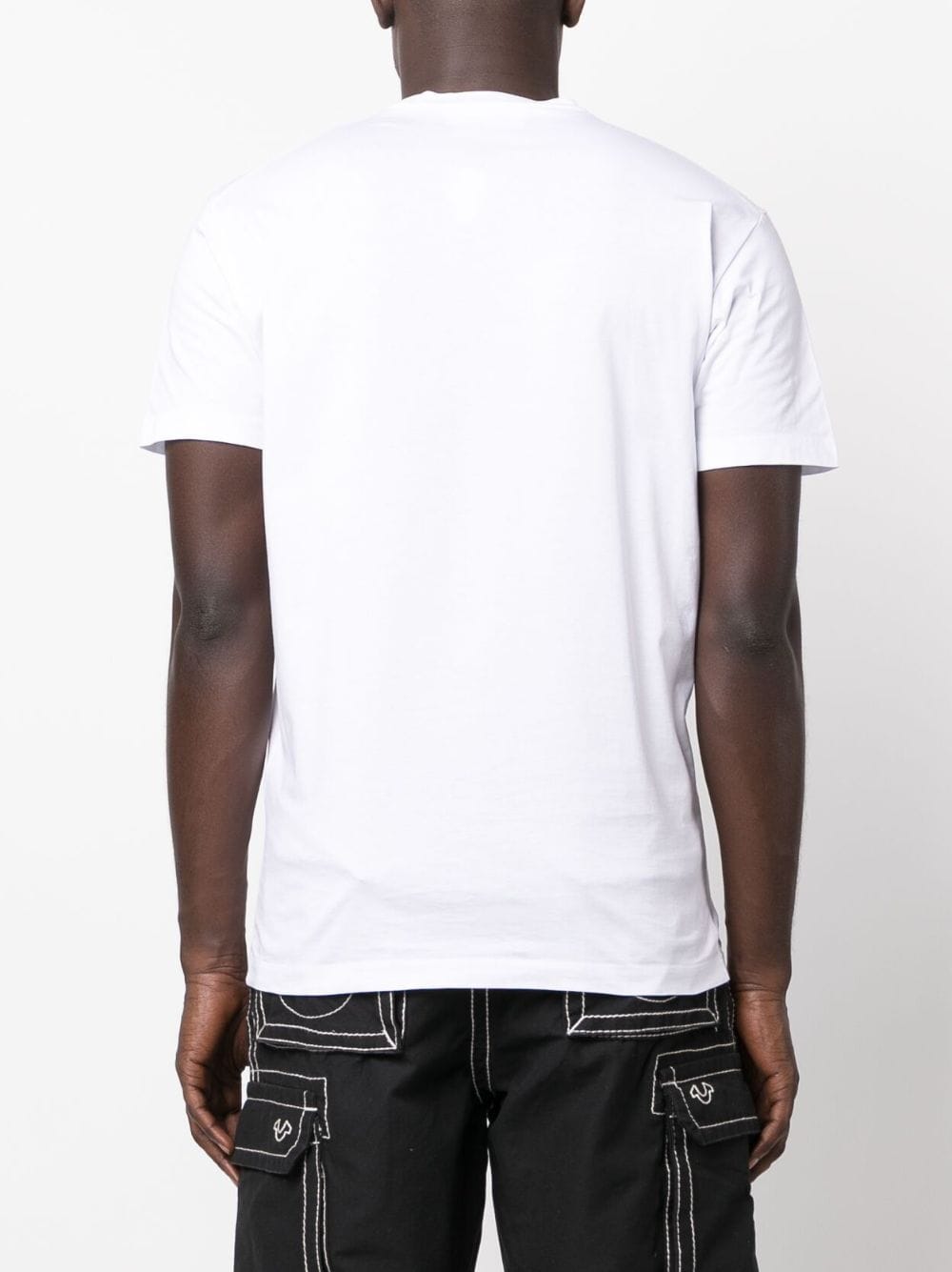 Dsquared2 T-shirt blanc en coton à logo imprimé - Lothaire